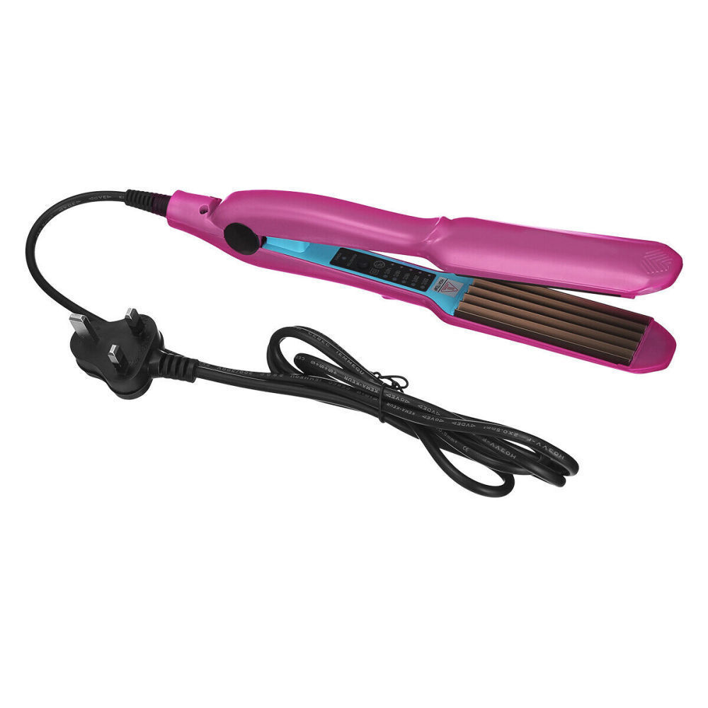 Corn Perm Curler Hair Crimper Crimping Wave Titanium Alloy Plate Waver