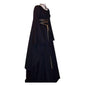 Halloween Long Sleeve Round Collar Belt Irregular Ladies Dress Halloween Witch Costume