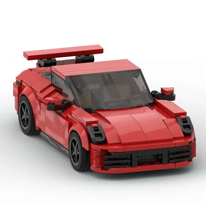 MOC Bricks 911 Technical Speed Champions Red Sports Cars Building Blocks Set Kids Toys Gifts For Boys & Girls