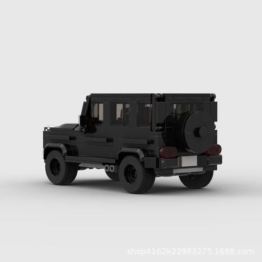 MOC Bricks Black G63 Vehicle Speed Racing Model Car Creative Garage DIY Building Blocks Set Toy for Kids