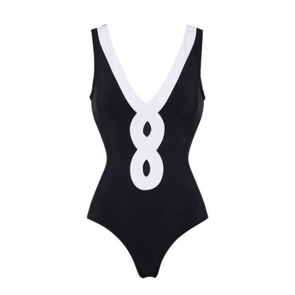 Women's Sexy Circle 2 Pieces One Piece Swimwear