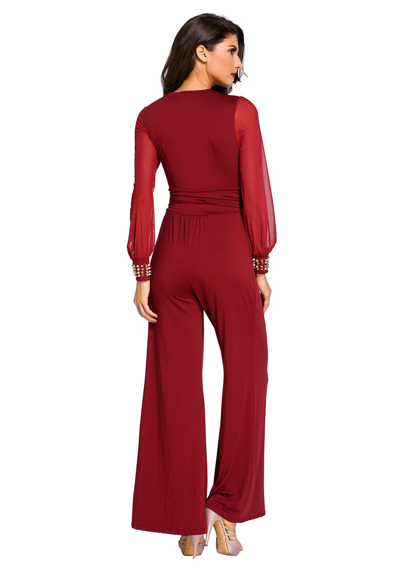 Women's Daily Simple Style Solid Color Full Length Jumpsuits