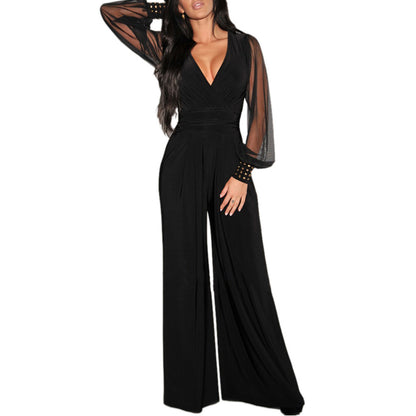 Women's Daily Simple Style Solid Color Full Length Jumpsuits