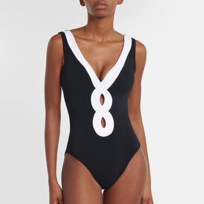 Women's Sexy Circle 2 Pieces One Piece Swimwear