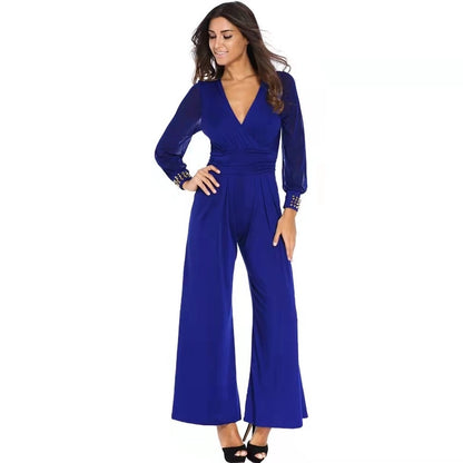 Women's Daily Simple Style Solid Color Full Length Jumpsuits