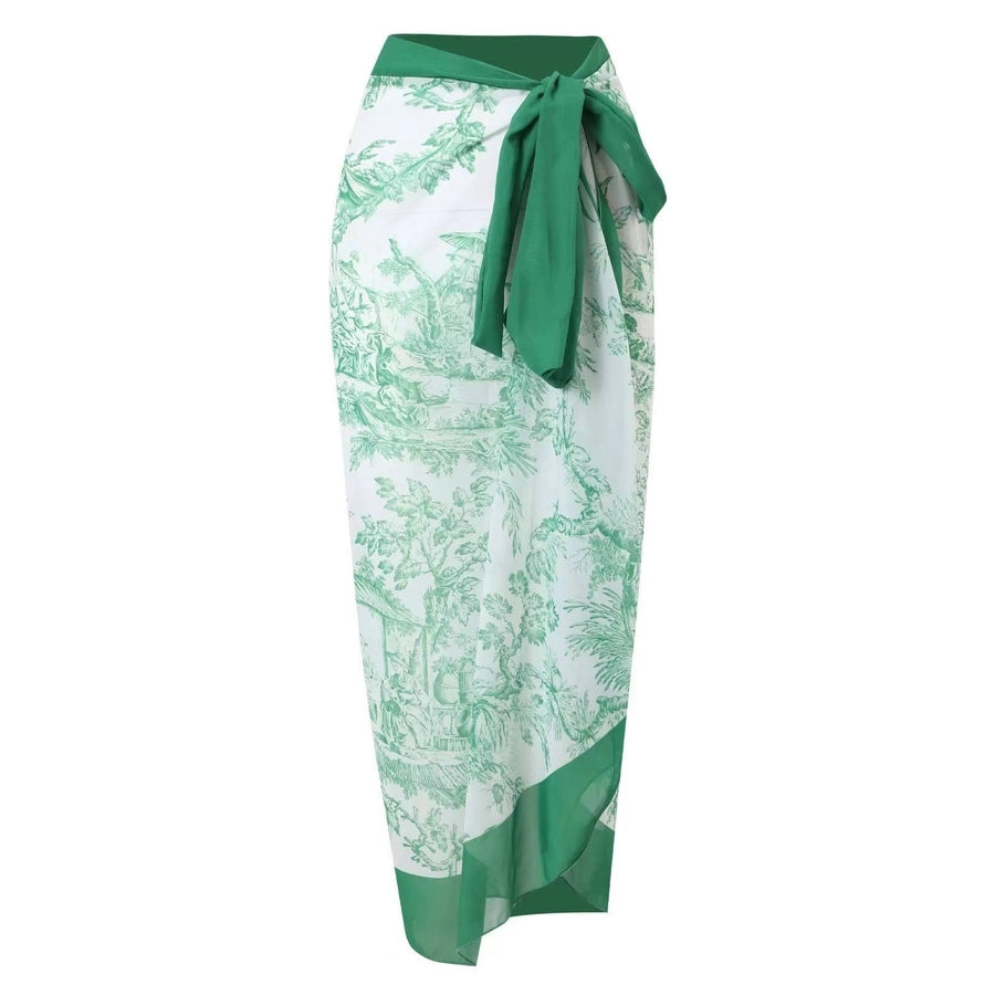 women's fashion plant polyester one pieces 1 piece