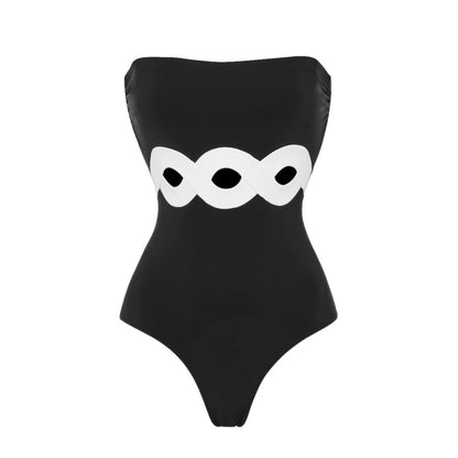 Women's Sexy Circle 2 Pieces One Piece Swimwear